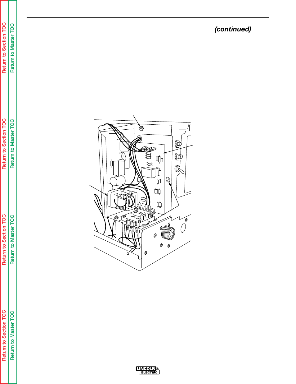 Troubleshooting & repair, T1 transformer removal and replacement (continued) | Lincoln Electric LN-9 SVM127-A User Manual | Page 116 / 135