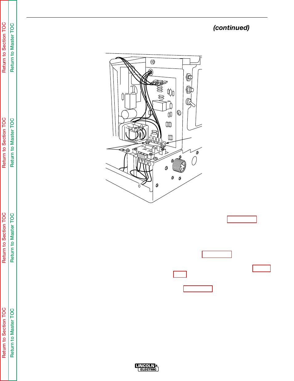 Troubleshooting & repair, T1 transformer removal and replacement (continued) | Lincoln Electric LN-9 SVM127-A User Manual | Page 117 / 135