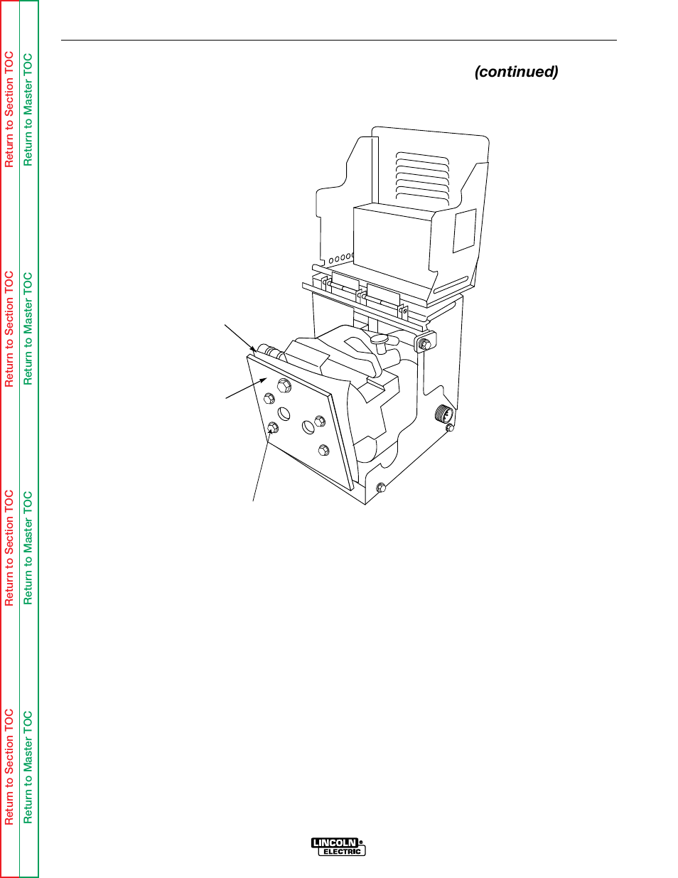 Troubleshooting & repair, Drive motor removal and replacement (continued) | Lincoln Electric LN-9 SVM127-A User Manual | Page 125 / 135