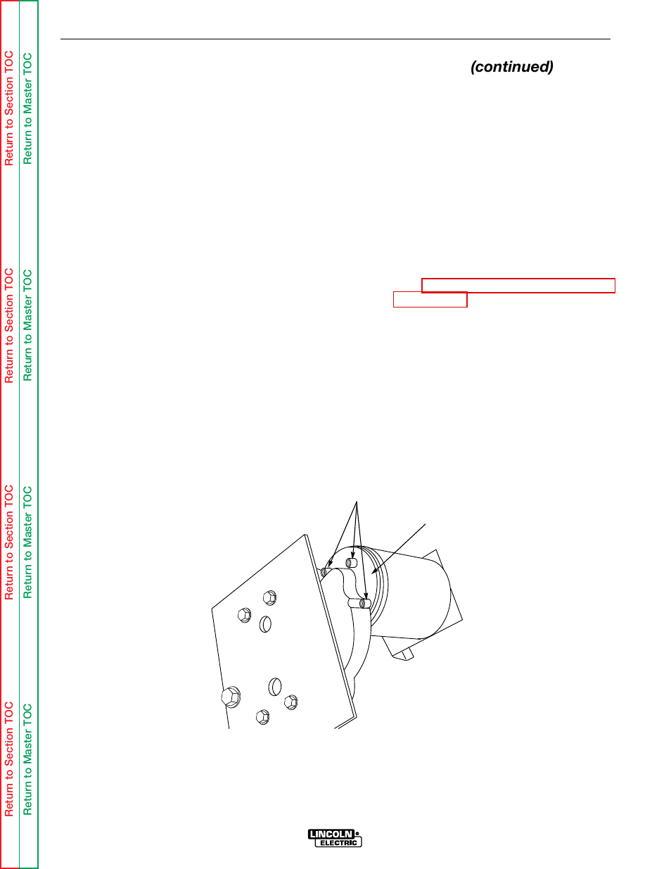Troubleshooting & repair, Drive motor removal and replacement (continued) | Lincoln Electric LN-9 SVM127-A User Manual | Page 126 / 135