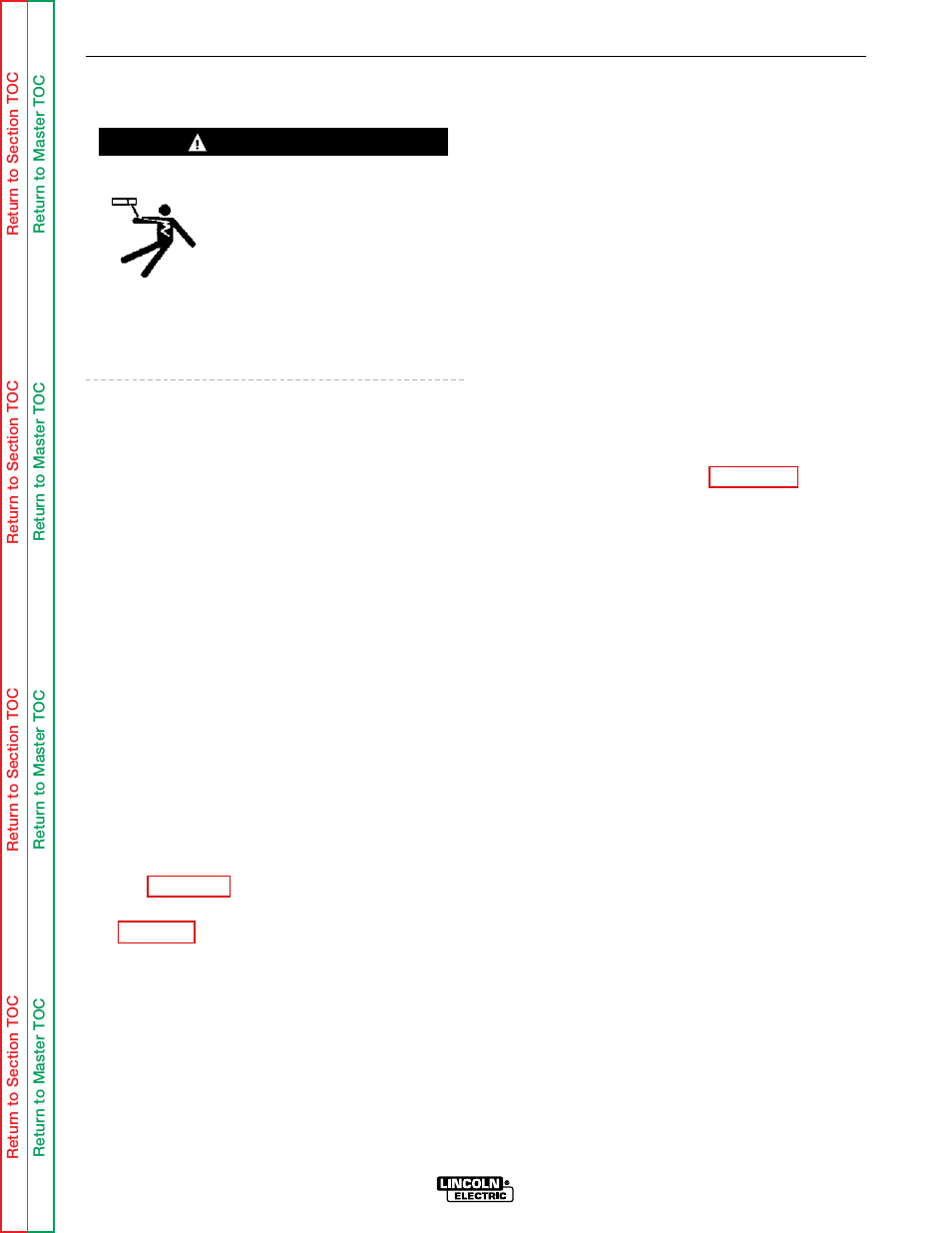 Maintenance, Safety precautions, Routine maintenance | Periodic maintenance, Warning | Lincoln Electric LN-9 SVM127-A User Manual | Page 50 / 135