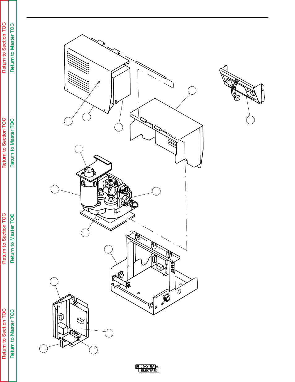 The electrical components. see, Figure d.3 for compo, Maintenance | Lincoln Electric LN-9 SVM127-A User Manual | Page 52 / 135
