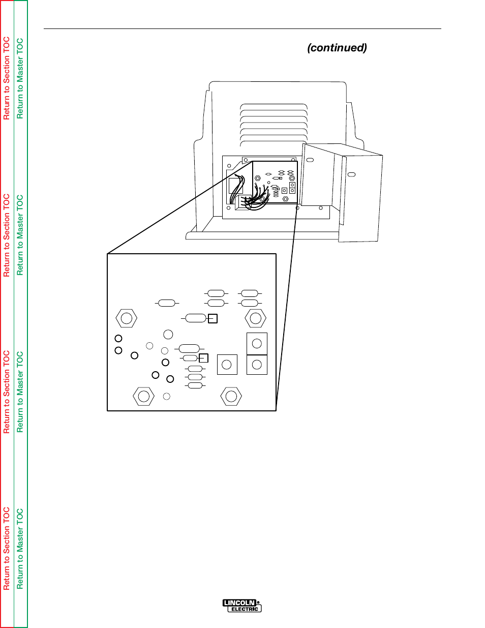 Troubleshooting & repair, Meter circuit accuracy test (continued) | Lincoln Electric LN-9 SVM127-A User Manual | Page 97 / 135