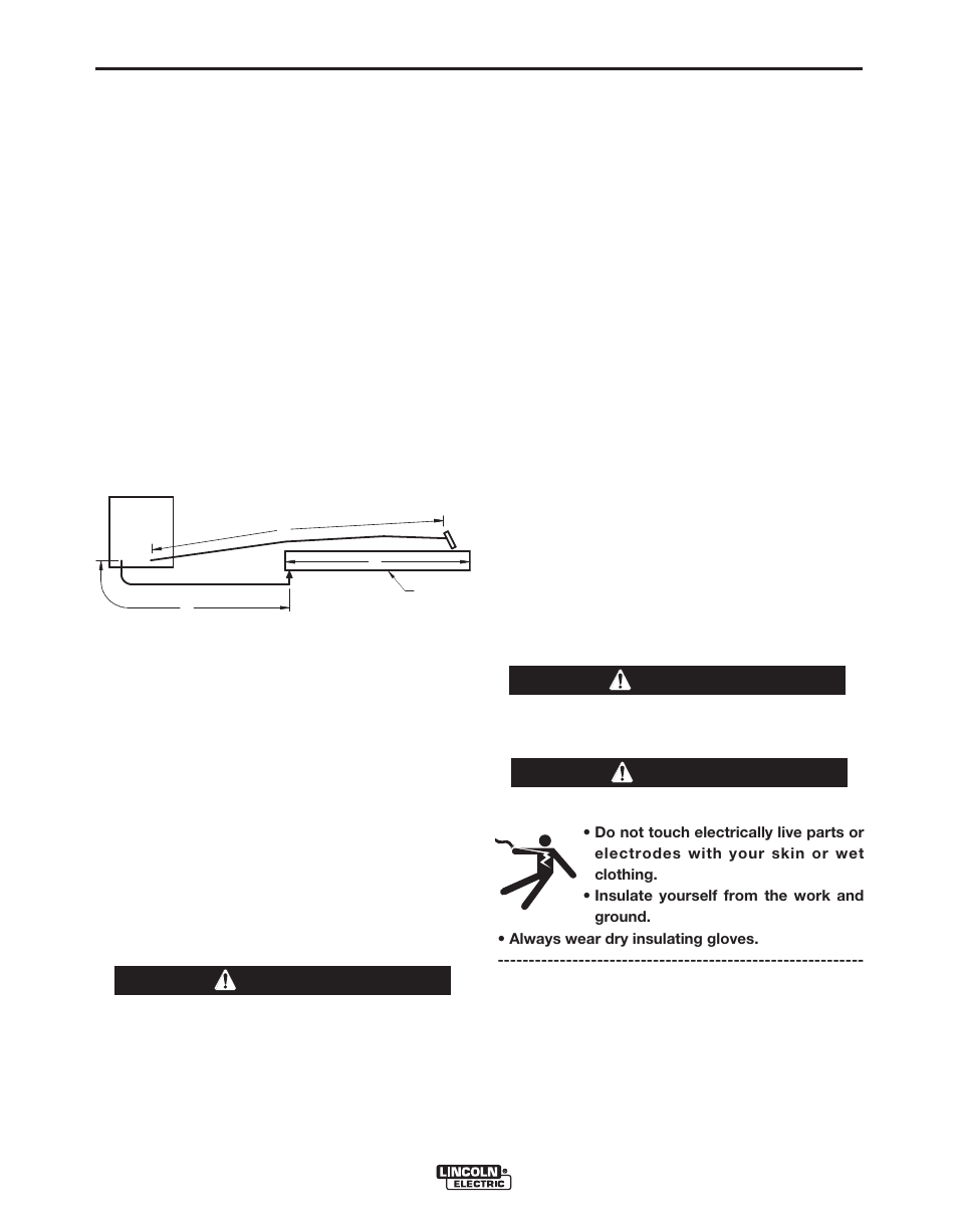 Installation, Warning caution caution | Lincoln Electric POWER WAVE 11124 User Manual | Page 26 / 74