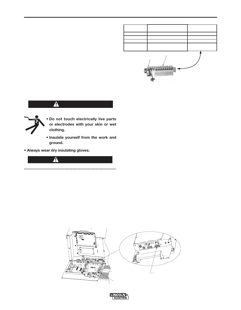 Installation, Wire drive gear ratio setting, Warning | Ethernet configuration, A-23 | Lincoln Electric POWER WAVE 11124 User Manual | Page 33 / 74