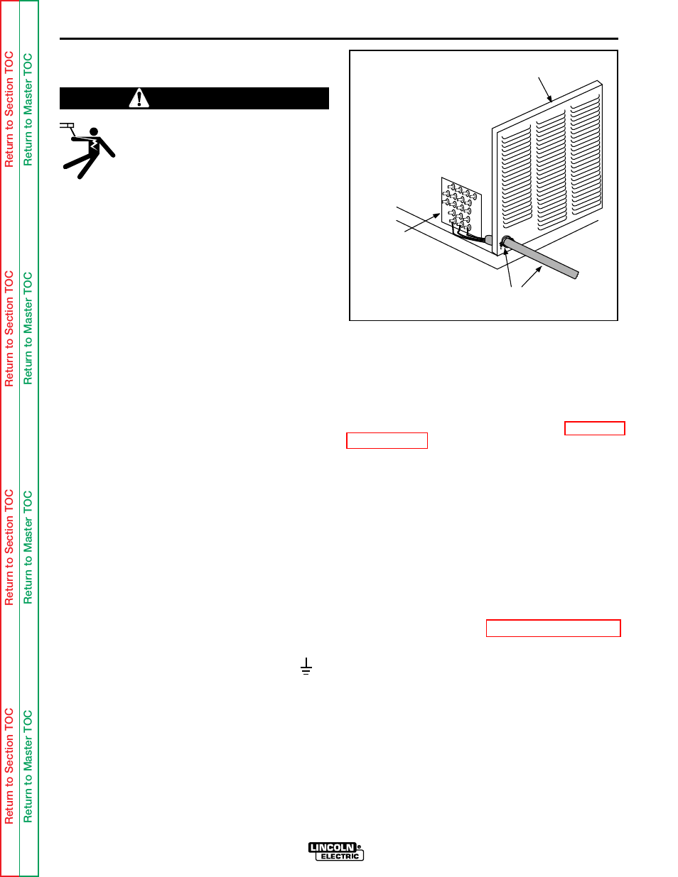 Warning, Installation, Input electrical connections | Lincoln Electric IDEALARC CV-300 User Manual | Page 10 / 112