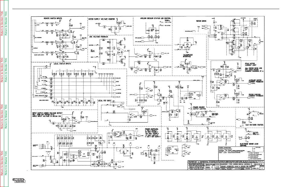 Electrical diagrams | Lincoln Electric POWER FEED SVM185-A User Manual | Page 101 / 108