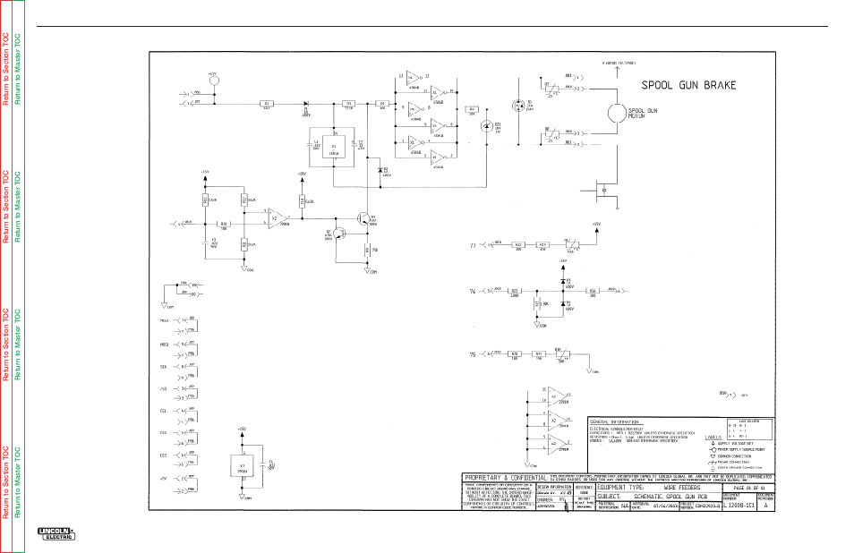 Electrical diagrams | Lincoln Electric POWER FEED SVM185-A User Manual | Page 107 / 108