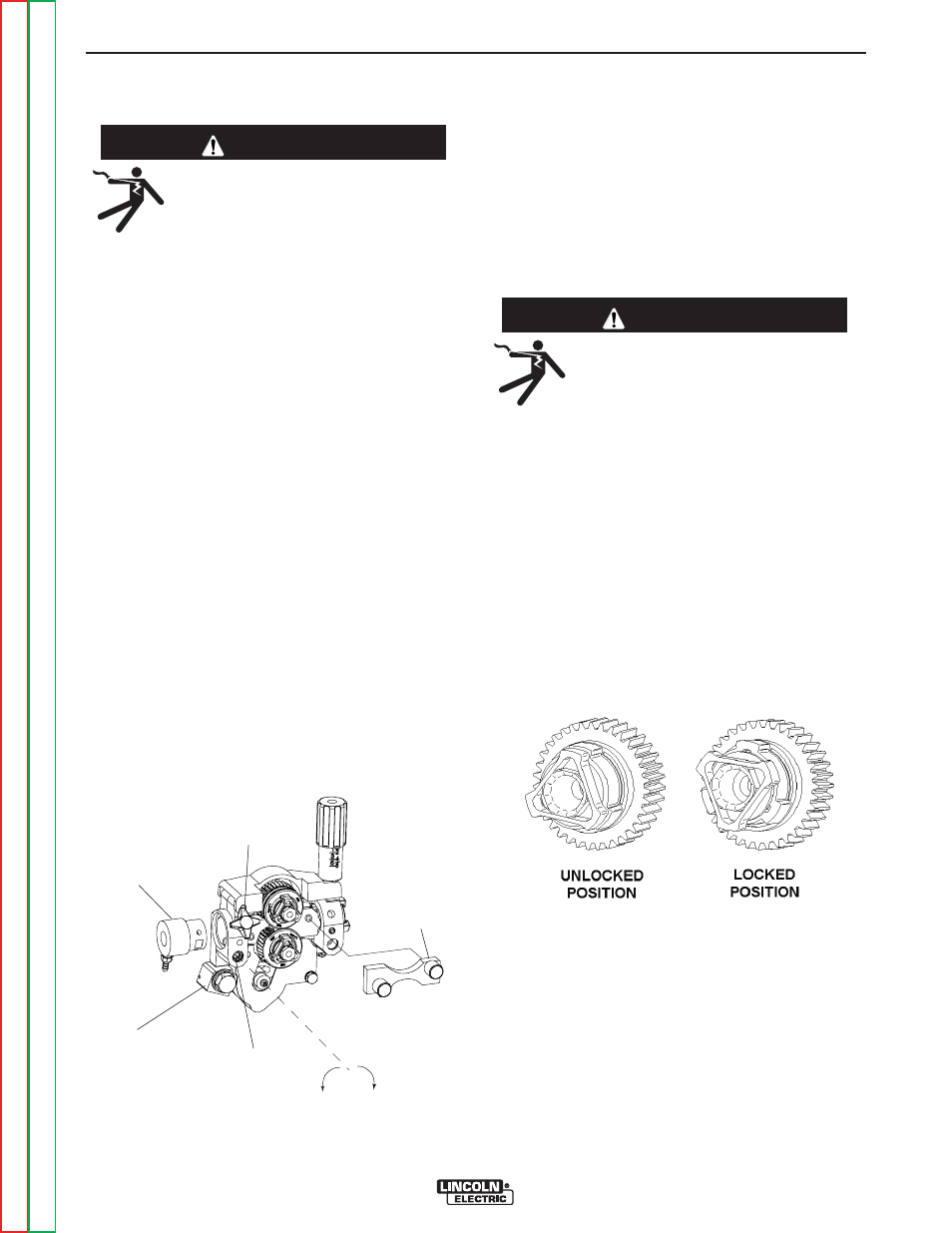 Installation, Warning | Lincoln Electric POWER FEED SVM185-A User Manual | Page 16 / 108