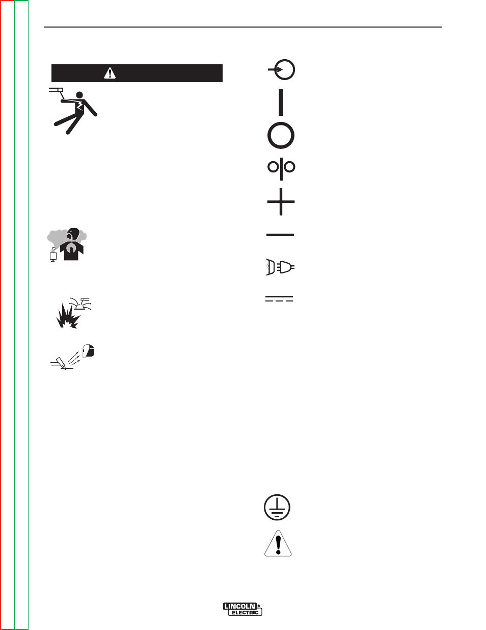 Operation, Warning safety precautions | Lincoln Electric POWER FEED SVM185-A User Manual | Page 20 / 108
