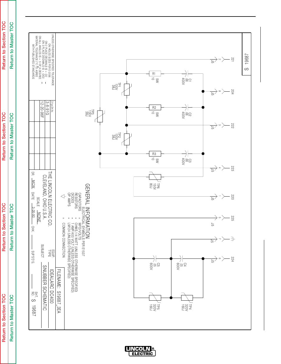 Electrical diagrams | Lincoln Electric IDEALARC SVM136-A User Manual | Page 101 / 102