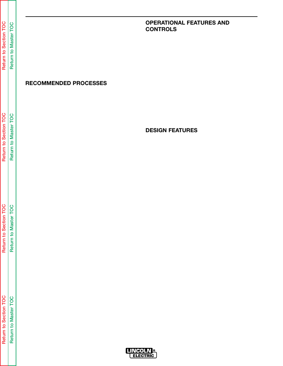 Operation, General description | Lincoln Electric IDEALARC SVM136-A User Manual | Page 17 / 102