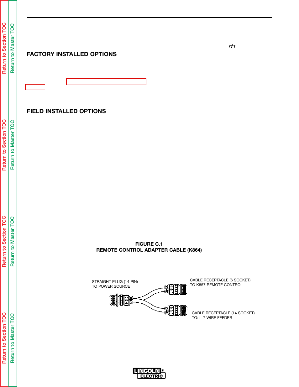 Accessories, Options/accessories | Lincoln Electric IDEALARC SVM136-A User Manual | Page 24 / 102
