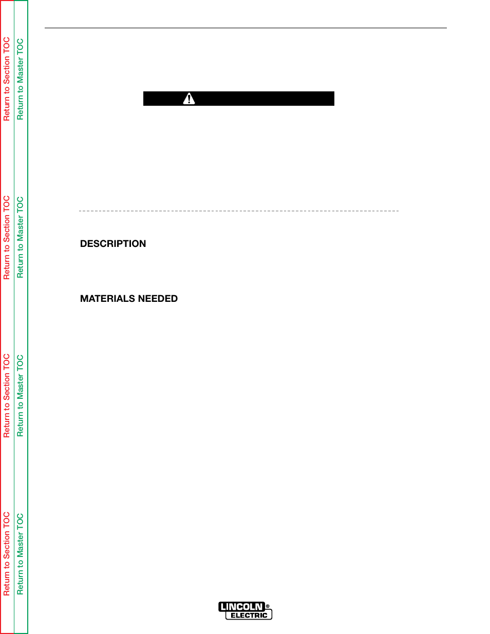 M the, Control, Transformer test | Troubleshooting & repair, Control transformer (t2) voltage test warning | Lincoln Electric IDEALARC SVM136-A User Manual | Page 50 / 102