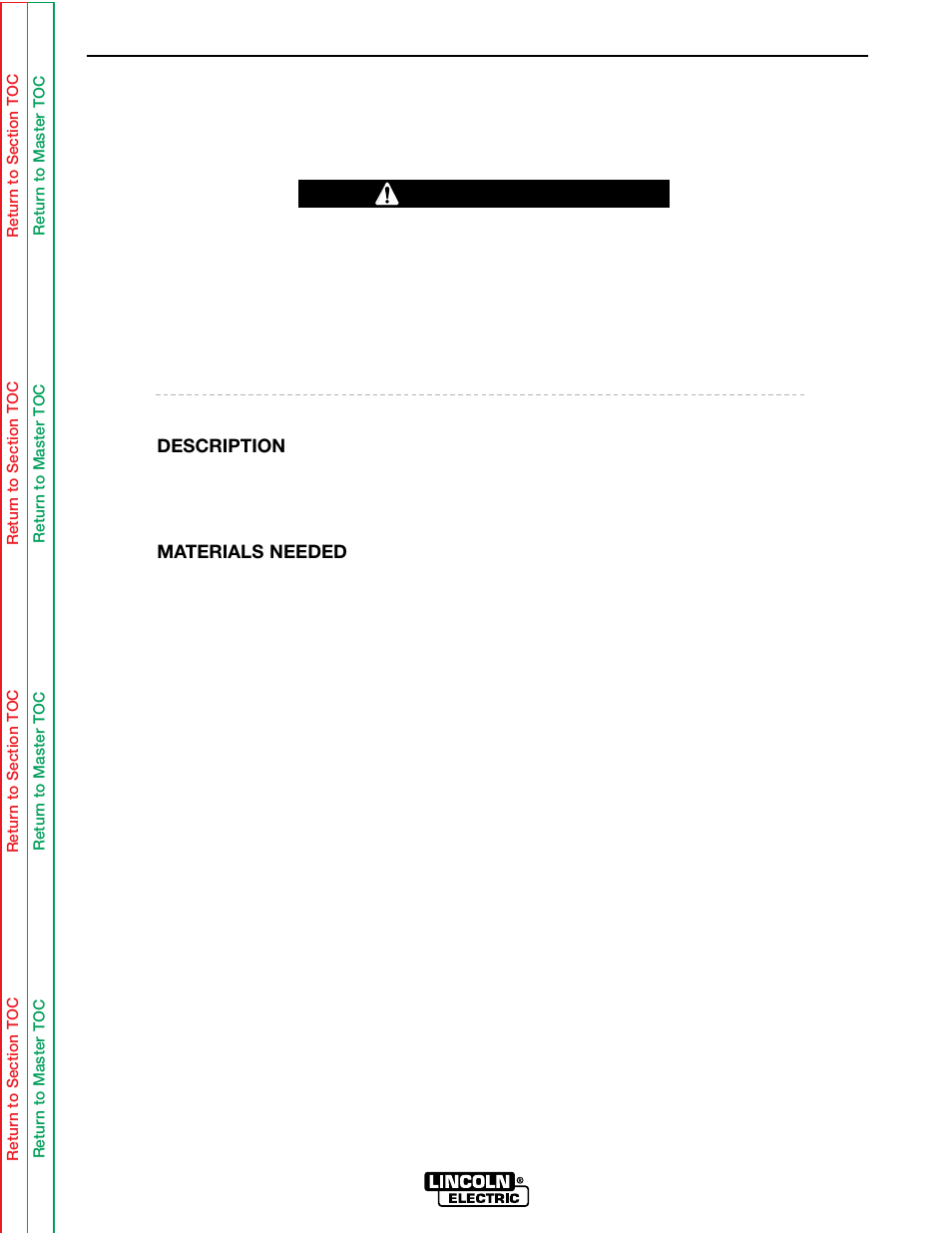 M the, Input contactor, Test | Troubleshooting & repair, Warning input contactor test | Lincoln Electric IDEALARC SVM136-A User Manual | Page 53 / 102