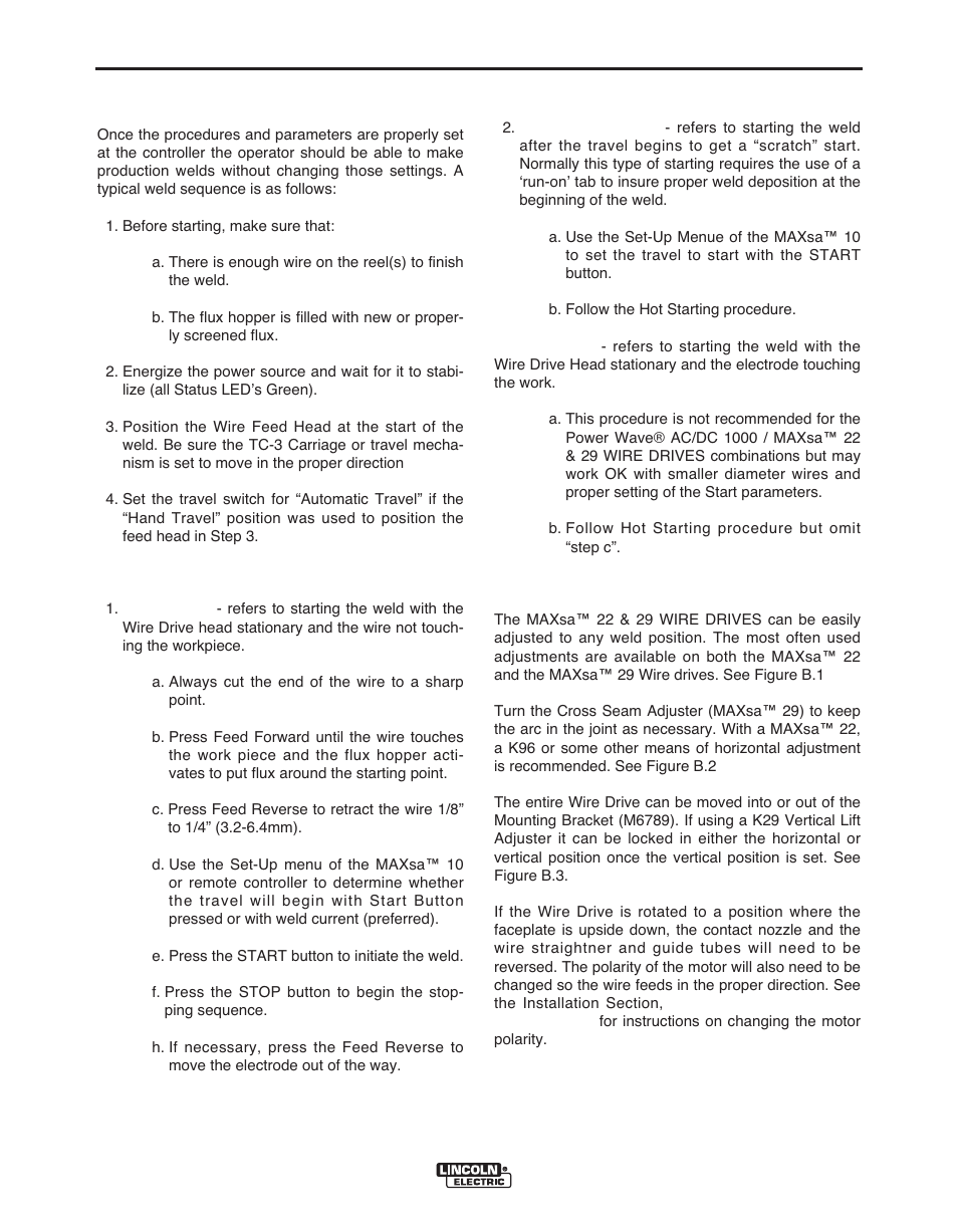 Operation, Routine operation | Lincoln Electric MAXSA IM10024 User Manual | Page 21 / 45