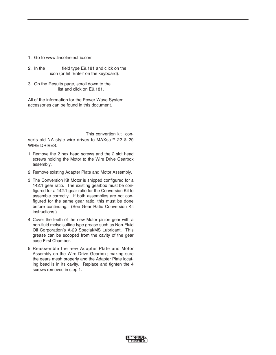 Accessories, Options and accessories | Lincoln Electric MAXSA IM10024 User Manual | Page 23 / 45