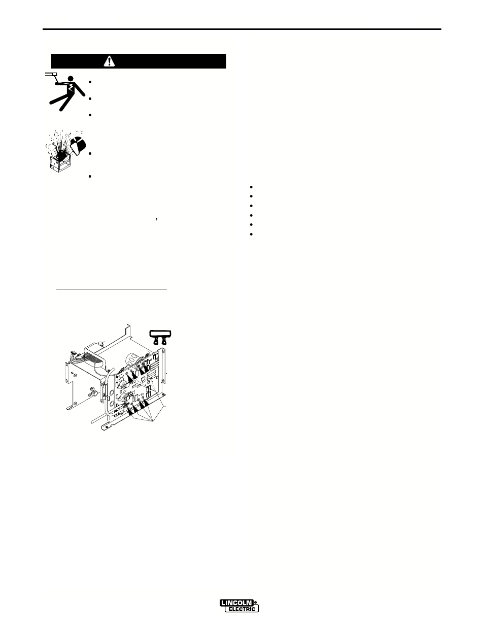 Maintenance, Safety precautions, Warning | Lincoln Electric INVERTEC V350-PRO IM679-A User Manual | Page 22 / 40