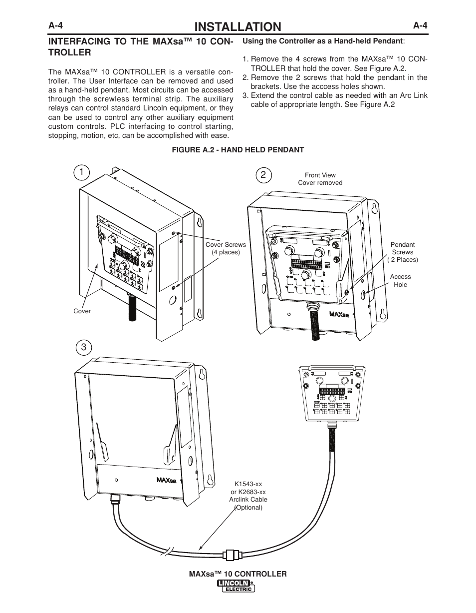 Installation | Lincoln Electric IM10023 User Manual | Page 11 / 48