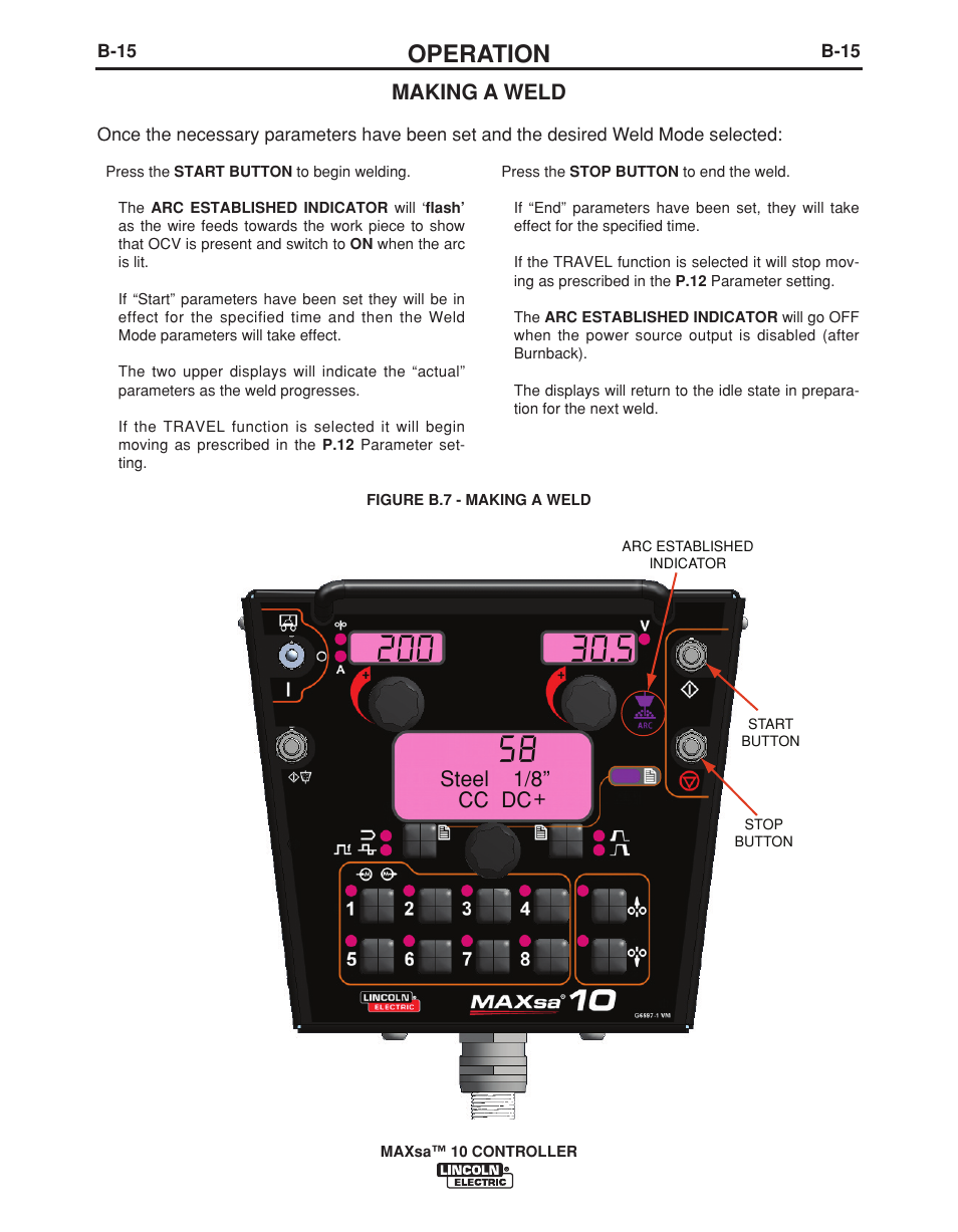 Operation | Lincoln Electric IM10023 User Manual | Page 30 / 48