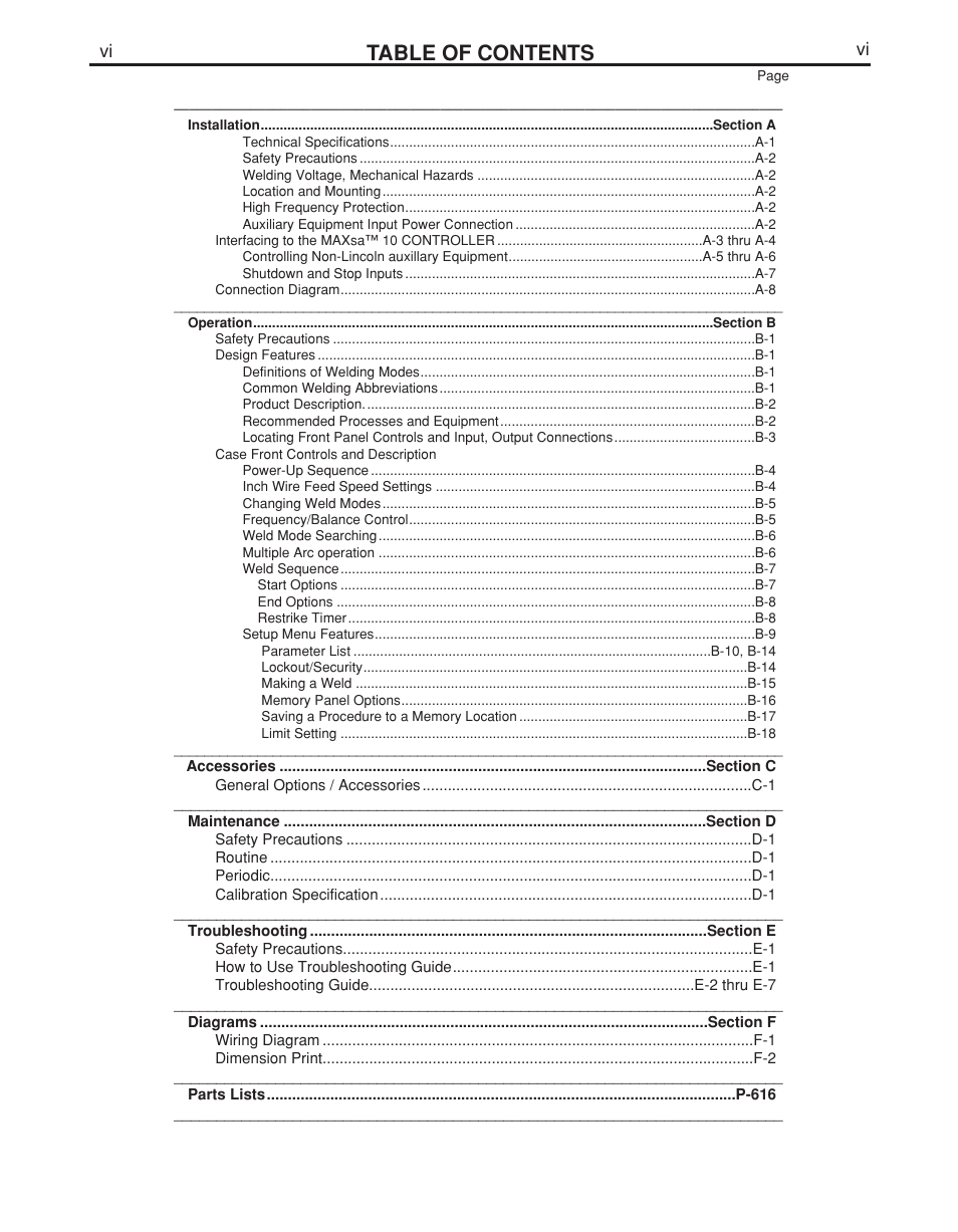 Lincoln Electric IM10023 User Manual | Page 7 / 48