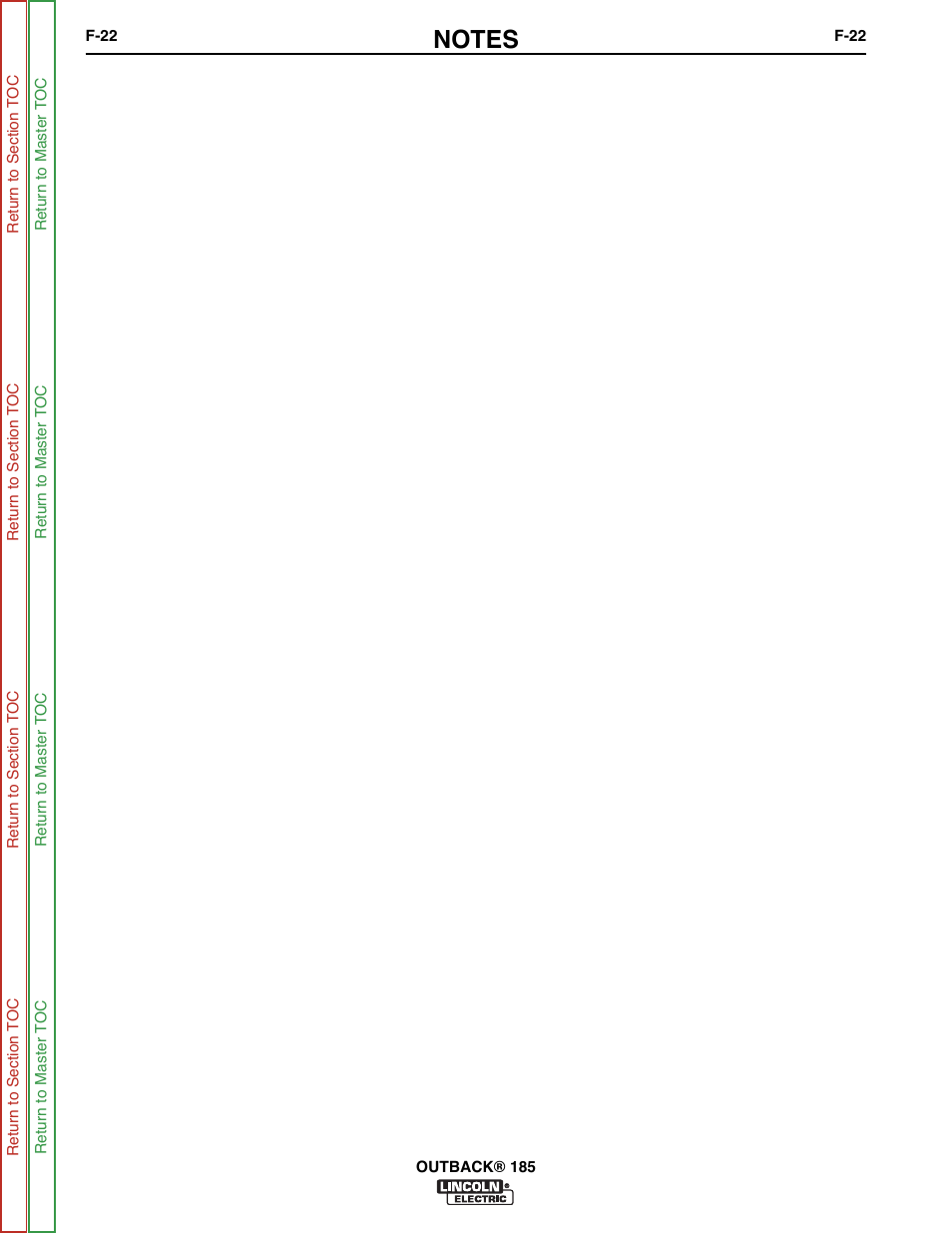 Lincoln Electric OUTBACK SVM204-A User Manual | Page 62 / 98