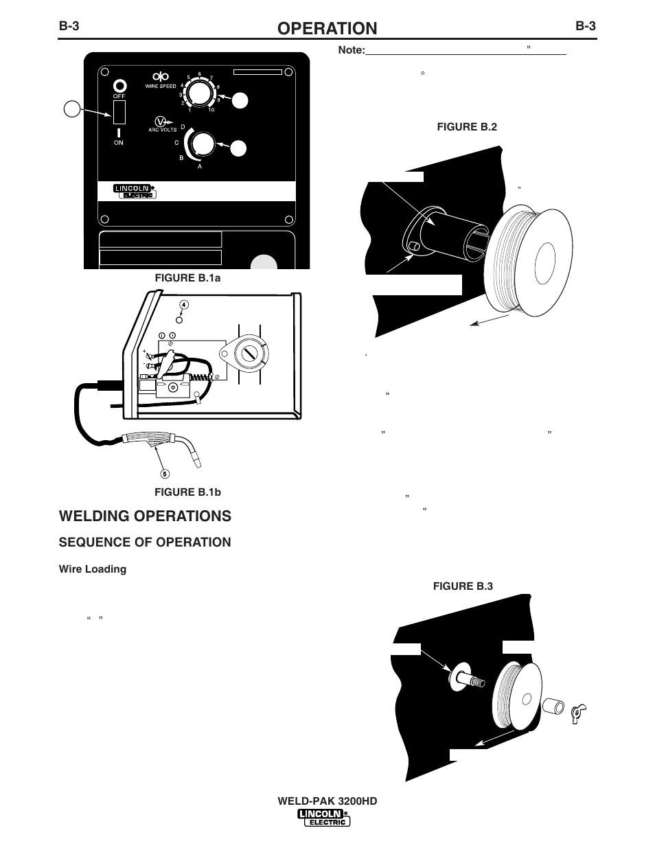 Operation, Welding operations, Sequence of operation | Lincoln Electric WELD-PAK 3200HD User Manual | Page 17 / 48