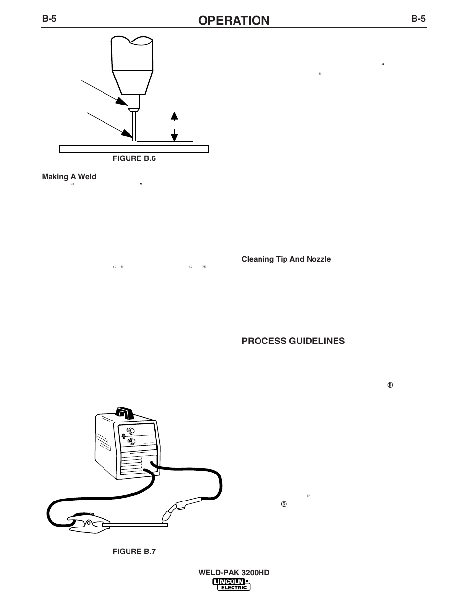 Operation | Lincoln Electric WELD-PAK 3200HD User Manual | Page 19 / 48