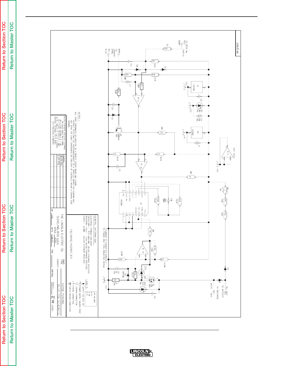 Electrical diagrams | Lincoln Electric CLASSIC III SVM 137-A User Manual | Page 125 / 128