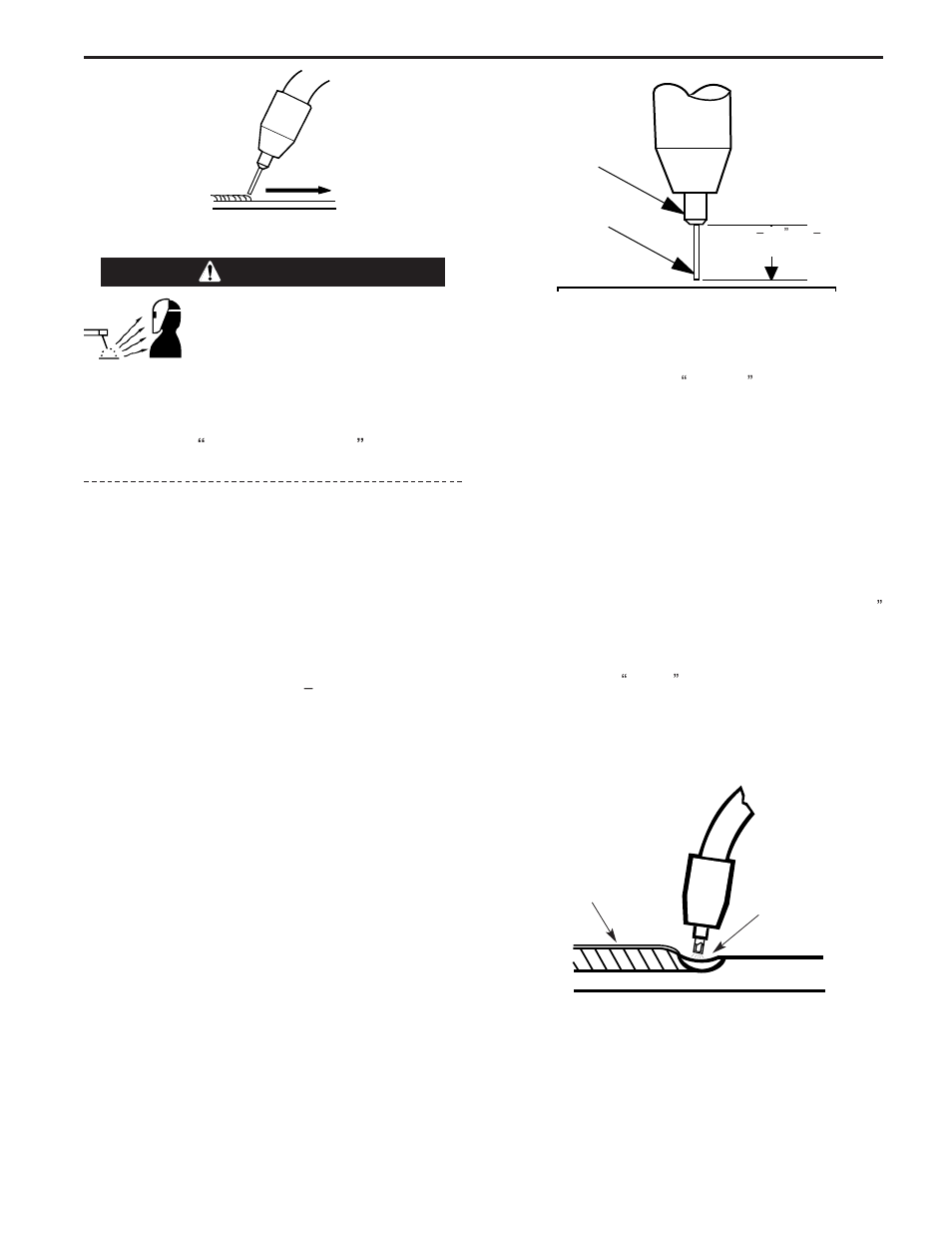 Learning to weld, Warning | Lincoln Electric WELDMARK 135 PLUS IM767 User Manual | Page 26 / 47