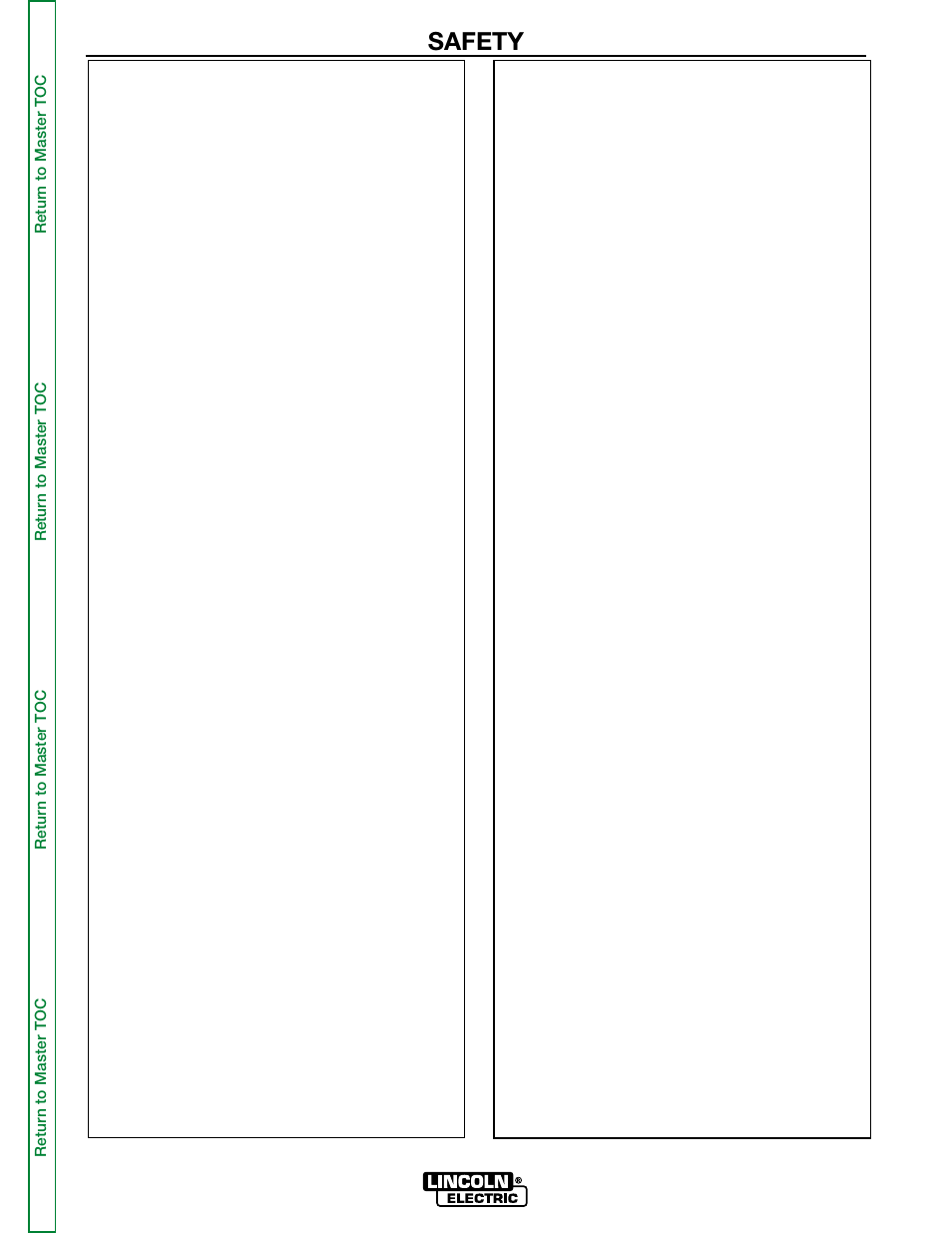 Safety, Précautions de sûreté | Lincoln Electric MULTI-SOURCE SVM155-A User Manual | Page 5 / 96