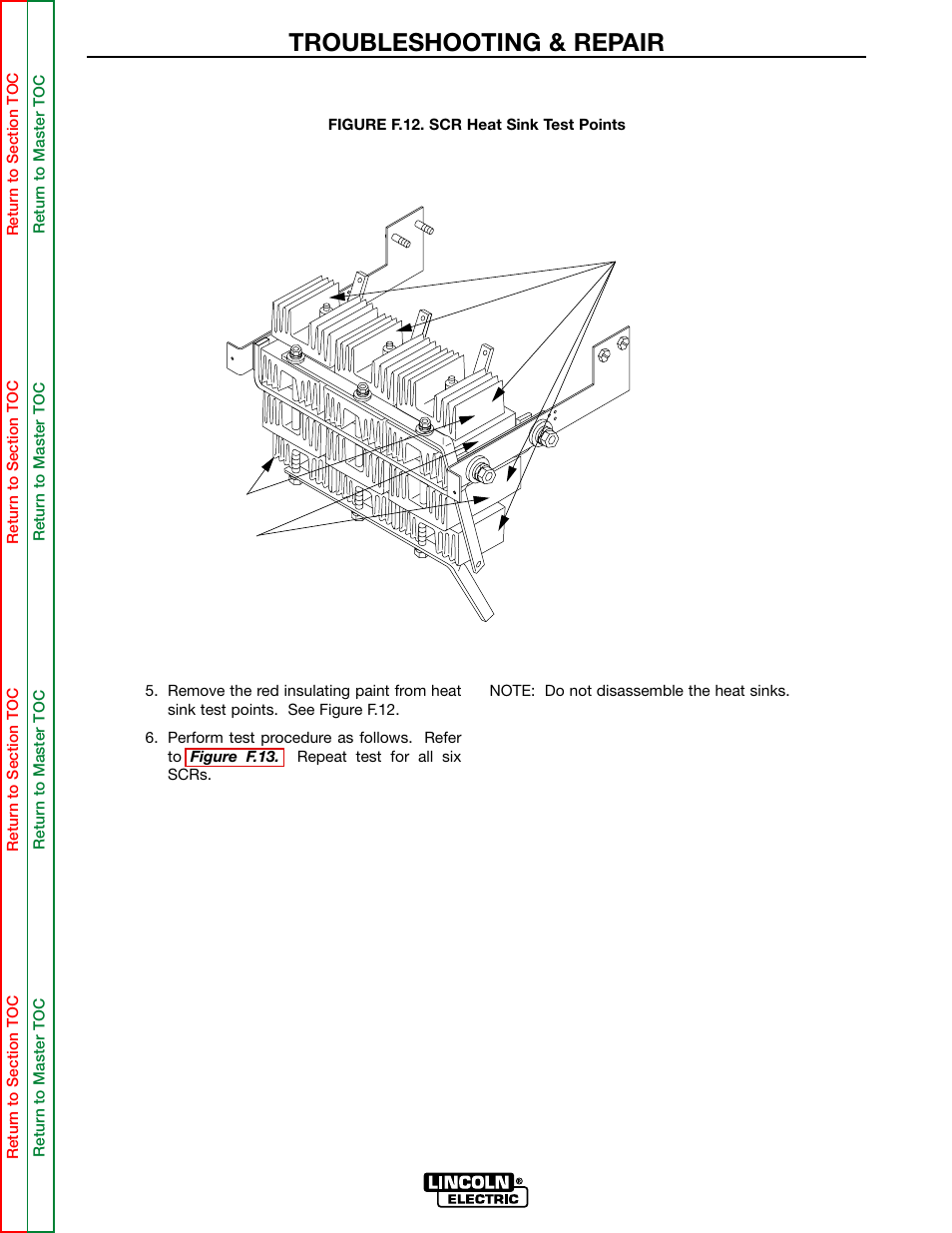 Remove red paint, Troubleshooting & repair, Anode cathode | Lincoln Electric MULTI-SOURCE SVM155-A User Manual | Page 56 / 96