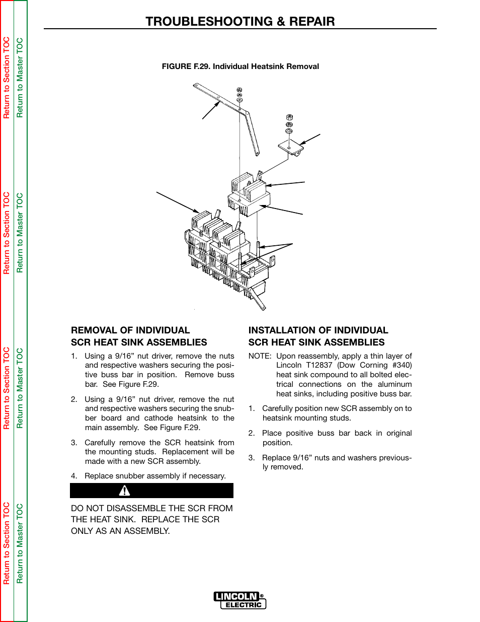 Troubleshooting & repair, Caution | Lincoln Electric MULTI-SOURCE SVM155-A User Manual | Page 85 / 96