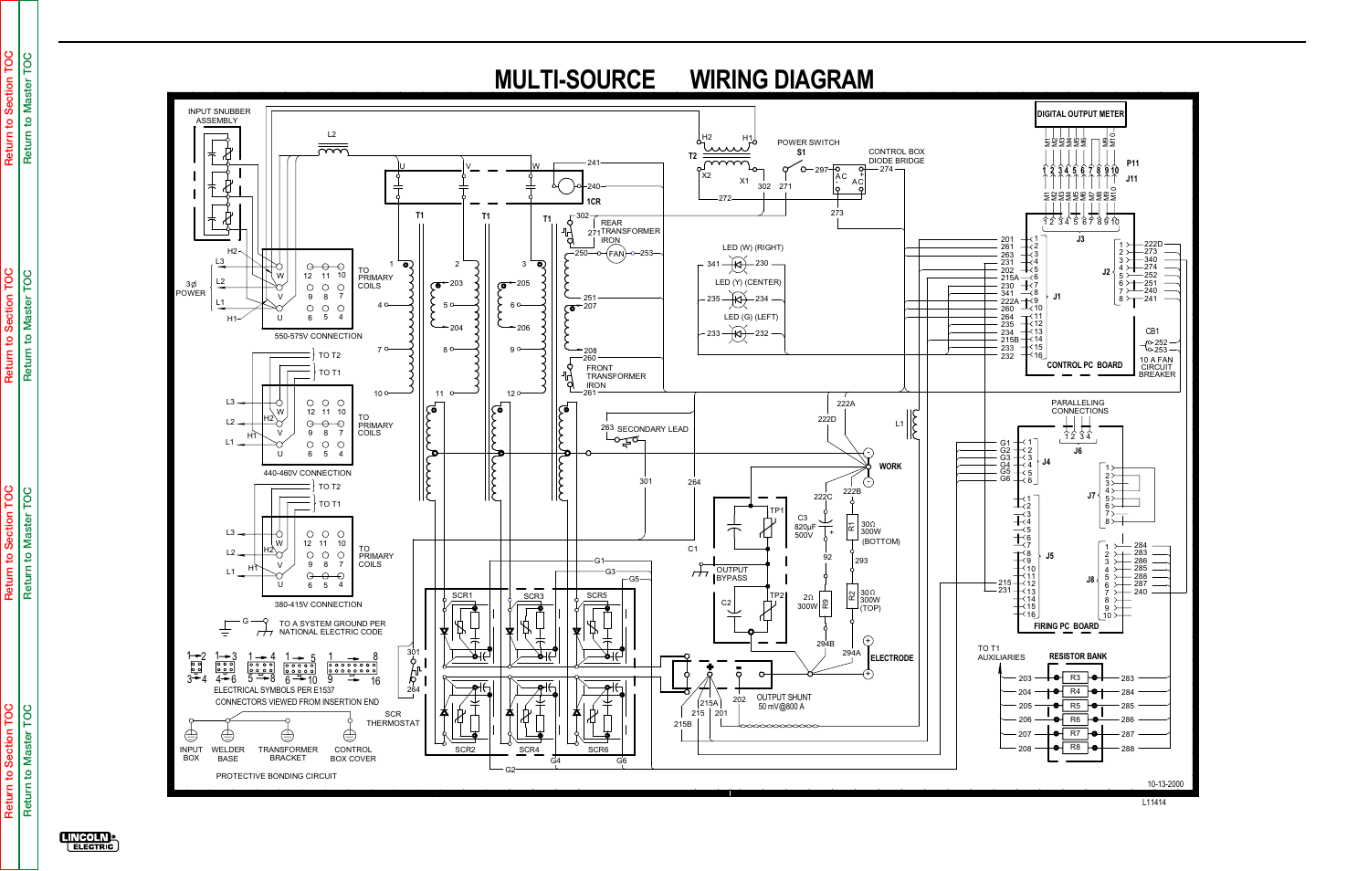 Multi-source wiring diagram, Electrical diagrams, G-2 wiring diagram | Lincoln Electric MULTI-SOURCE SVM155-A User Manual | Page 90 / 96