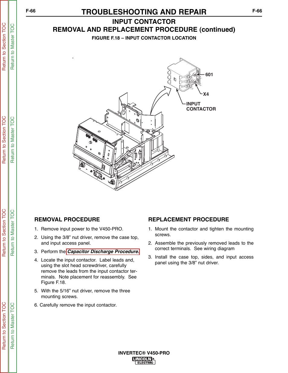Troubleshooting and repair | Lincoln Electric INVERTEC SVM199-A User Manual | Page 106 / 145