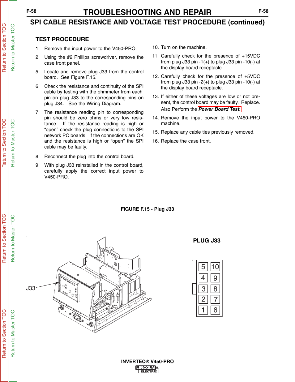 Troubleshooting and repair | Lincoln Electric INVERTEC SVM199-A User Manual | Page 98 / 145