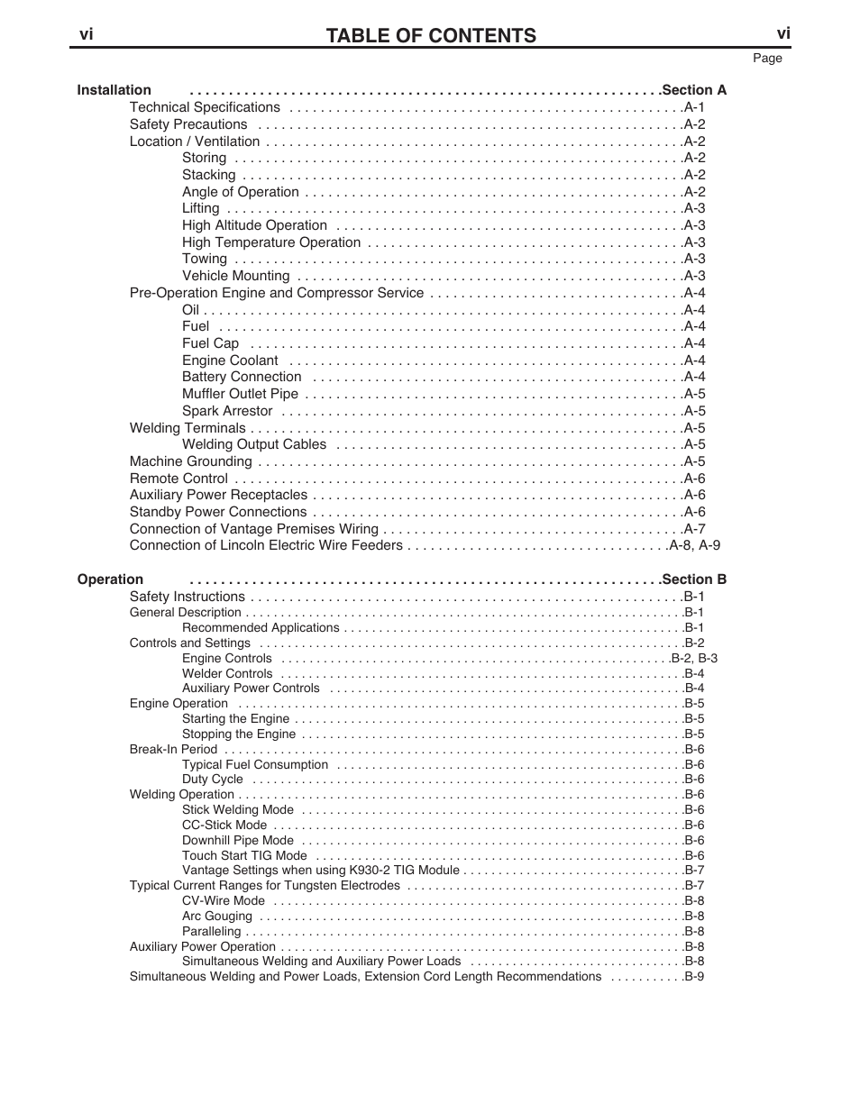 Lincoln Electric 500 User Manual | Page 7 / 54