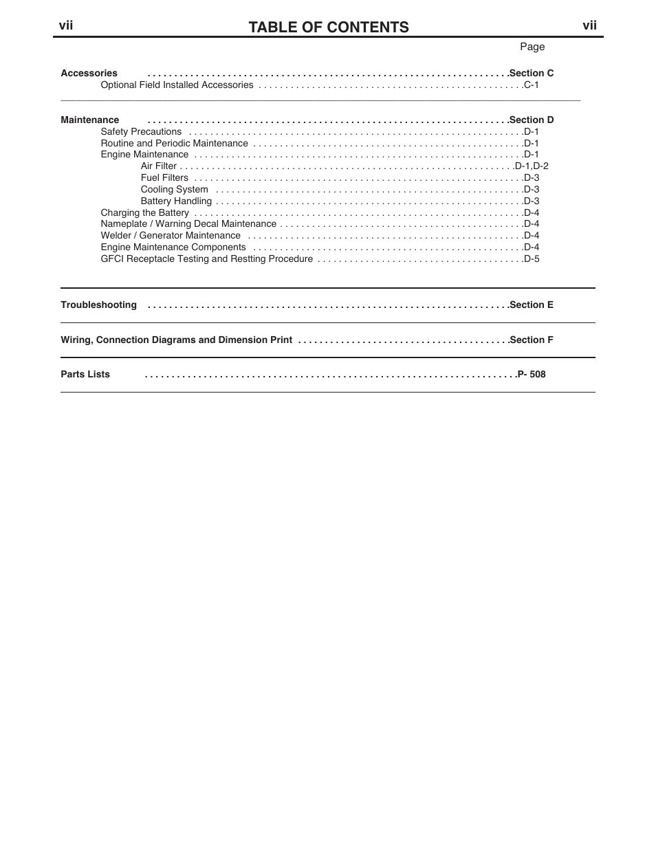 Lincoln Electric 500 User Manual | Page 8 / 54