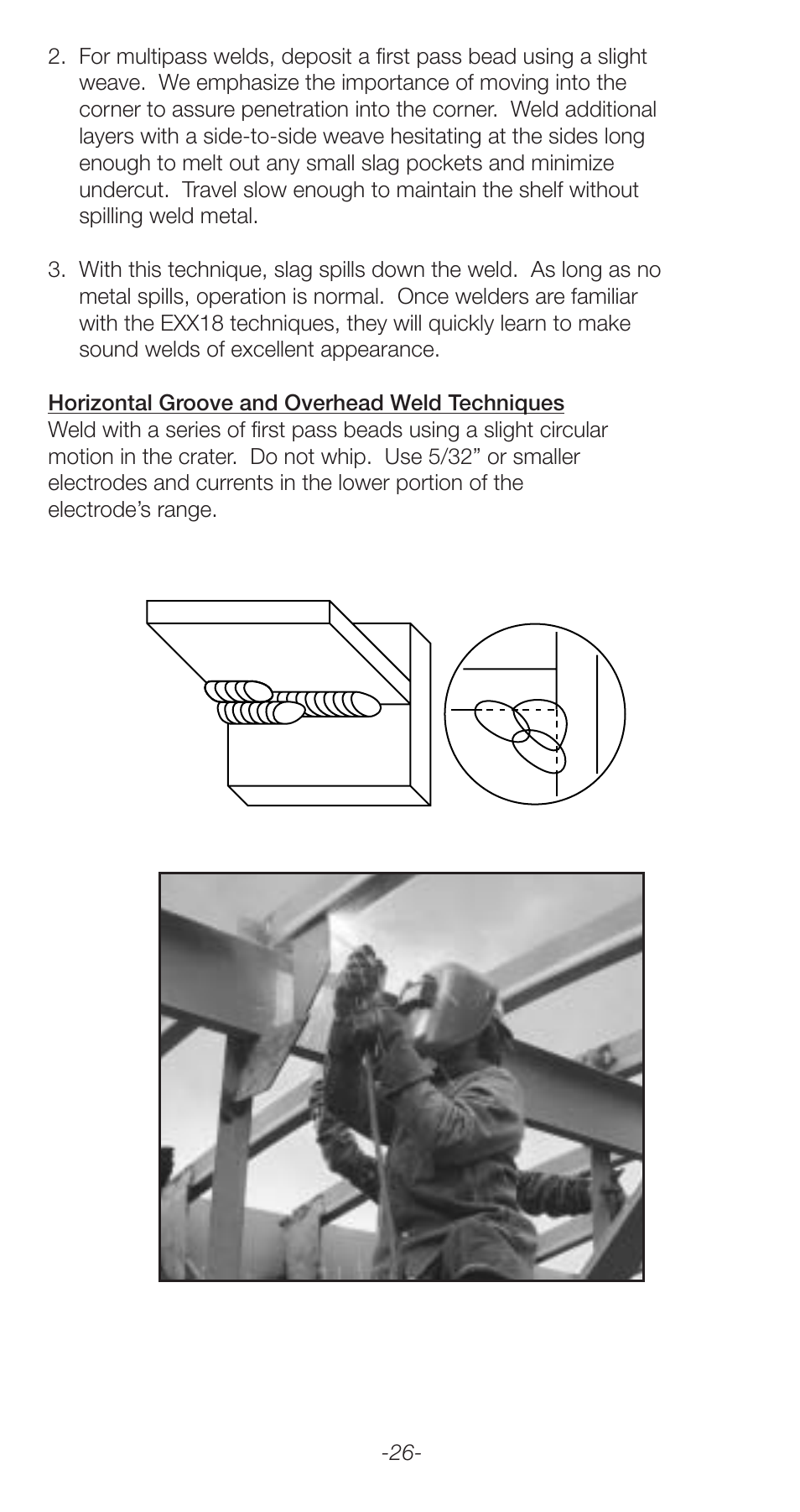 Lincoln Electric Stick Electrode Welding C2.410 User Manual | Page 26 / 44