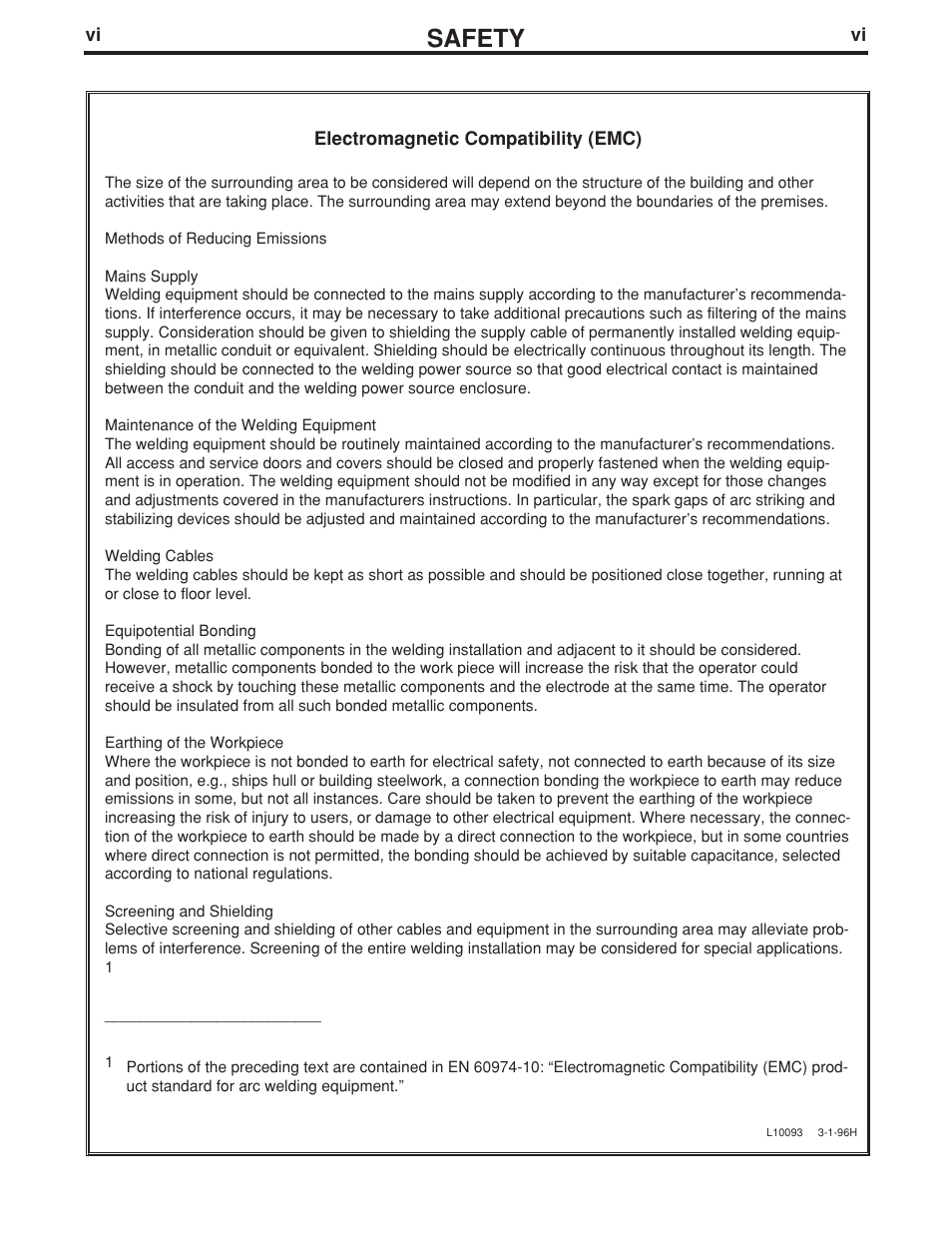 Safety | Lincoln Electric VANTAGE 400 (AU) User Manual | Page 7 / 49