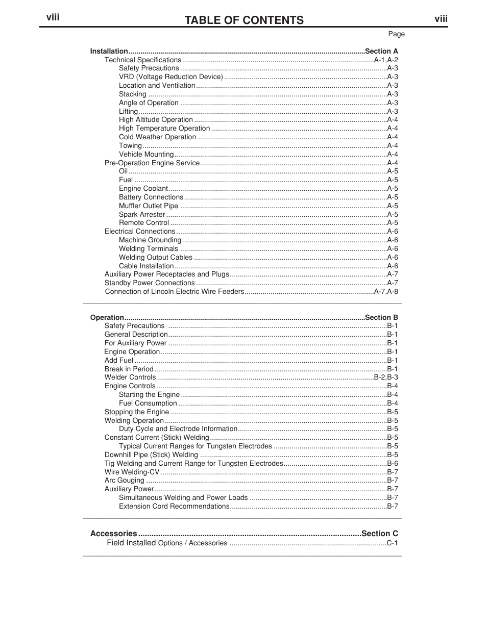 Lincoln Electric VANTAGE 400 (AU) User Manual | Page 9 / 49