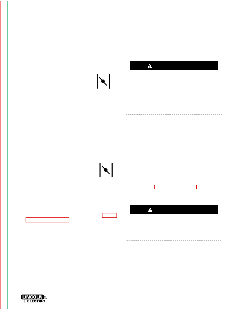 Operation, Warning caution | Lincoln Electric POWER-ARC 4000 SVM103-A User Manual | Page 21 / 80