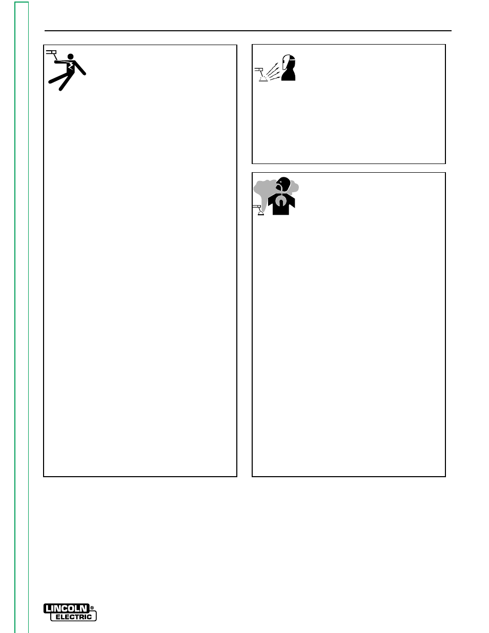 Safety, Arc rays can burn, Electric shock can kill | Fumes and gases can be dangerous | Lincoln Electric POWER-ARC 4000 SVM103-A User Manual | Page 3 / 80