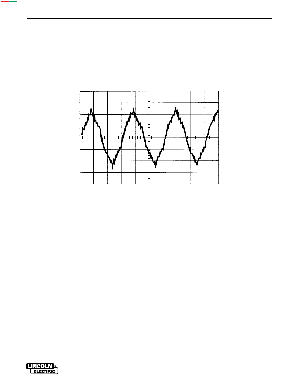 Oscilloscope waveforms, Troubleshooting & repair, Normal open circuit weld voltage waveform | Lincoln Electric POWER-ARC 4000 SVM103-A User Manual | Page 59 / 80