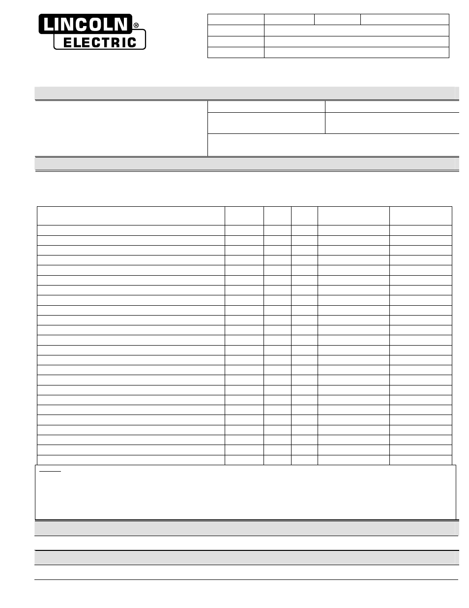 Lincoln Electric METALUX 248HO User Manual | 2 pages