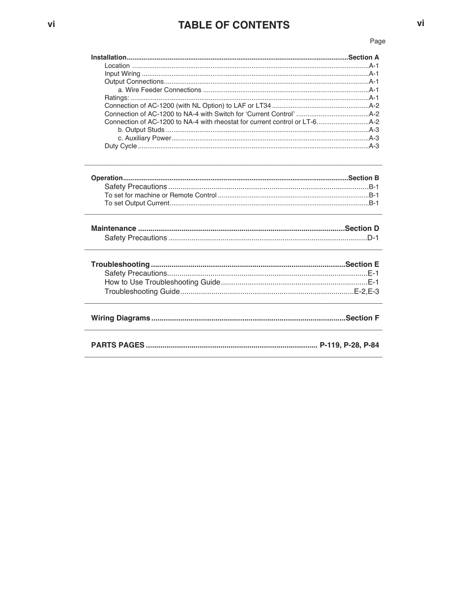 Lincoln Electric IDEALARC AC-1200 User Manual | Page 7 / 27