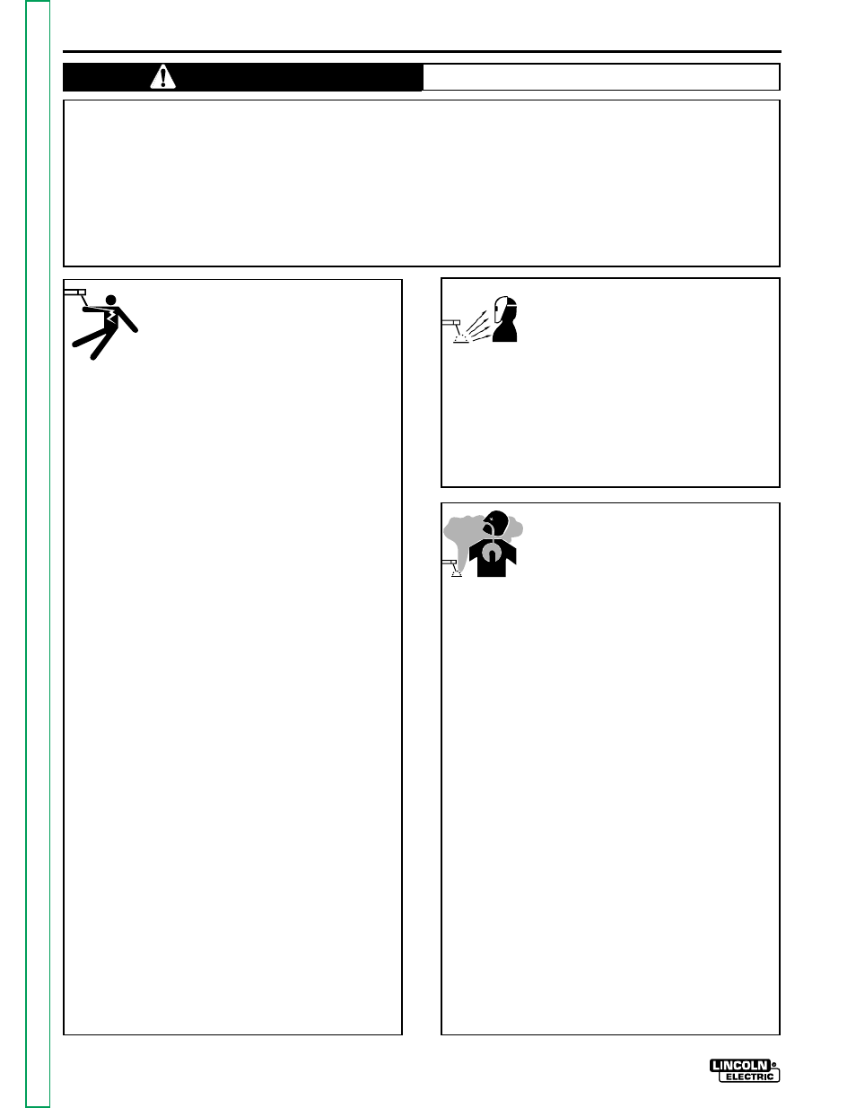 Safety, View safety info, Warning | Arc rays can burn, Electric shock can kill, Fumes and gases can be dangerous | Lincoln Electric SQUARE WAVE TIG 255 SVM100-A User Manual | Page 2 / 100