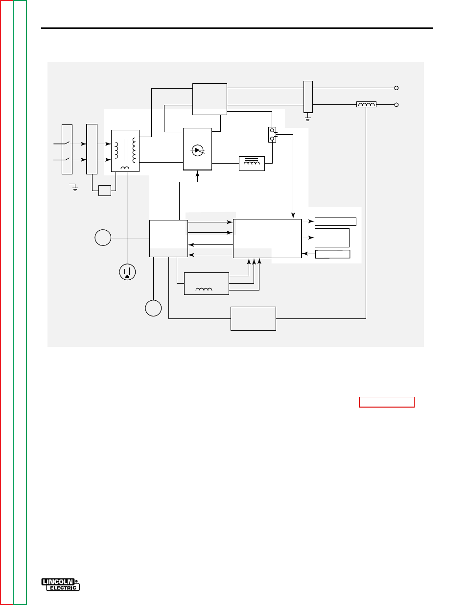Theory of operation, Output rectification and feedback control | Lincoln Electric SQUARE WAVE TIG 255 SVM100-A User Manual | Page 35 / 100