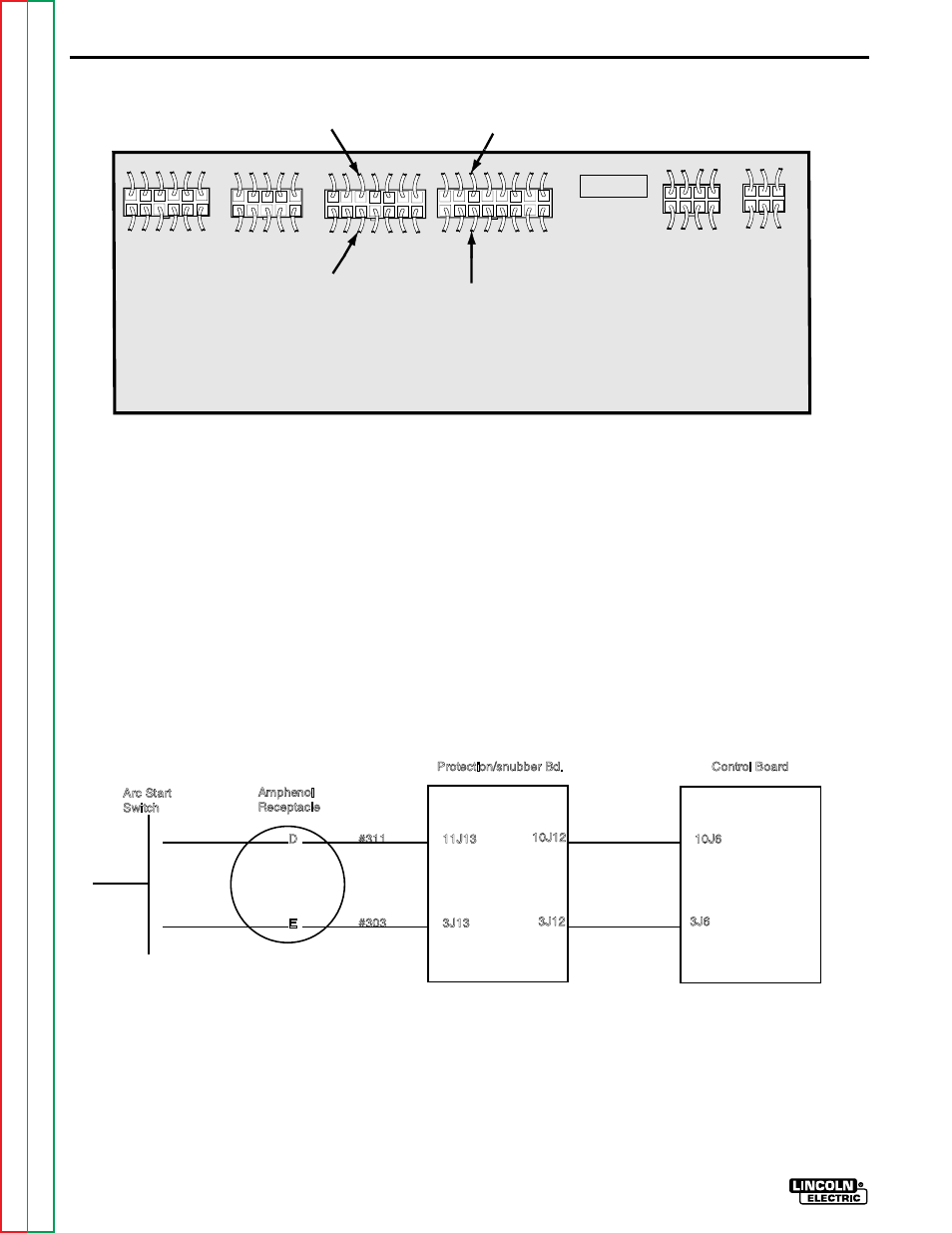 Test is okay. go to step 6, Troubleshooting & repair, Continued) | Arc start trigger circuit test | Lincoln Electric SQUARE WAVE TIG 255 SVM100-A User Manual | Page 66 / 100