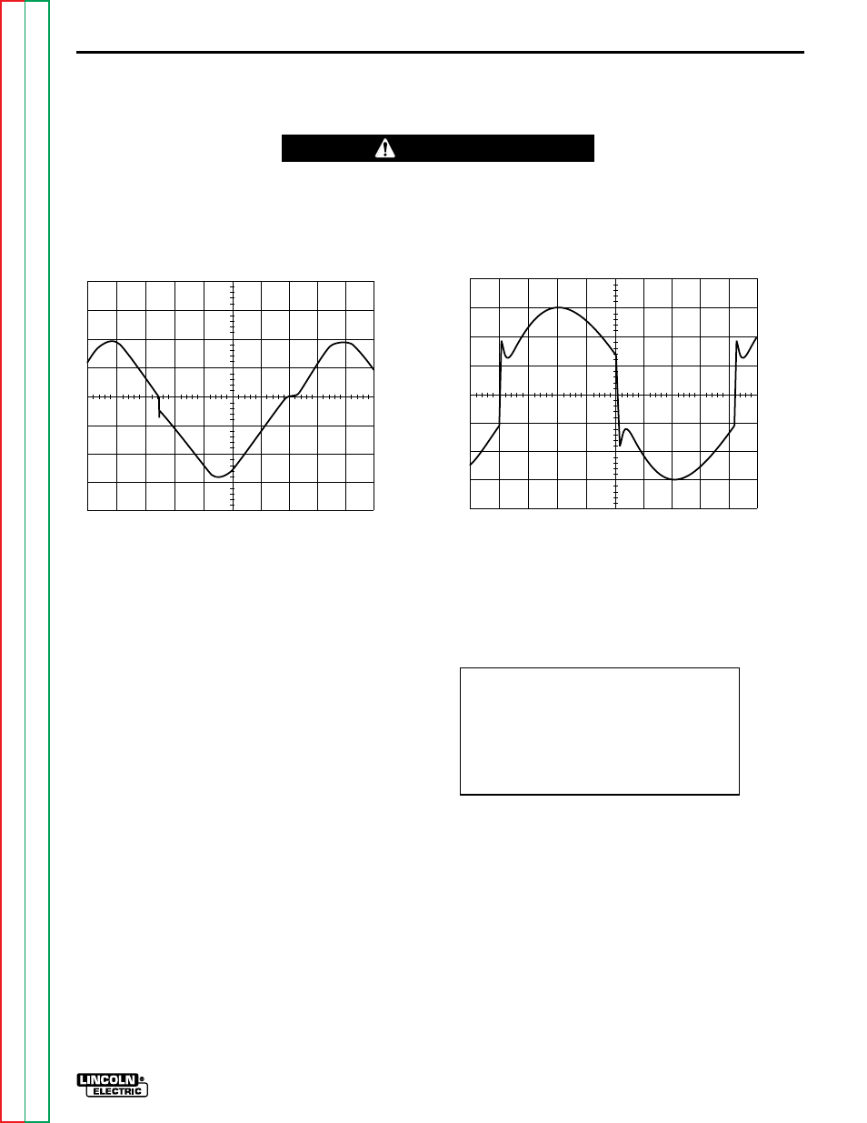 Troubleshooting & repair, Ac tig mode (auto - balance on) caution | Lincoln Electric SQUARE WAVE TIG 255 SVM100-A User Manual | Page 77 / 100